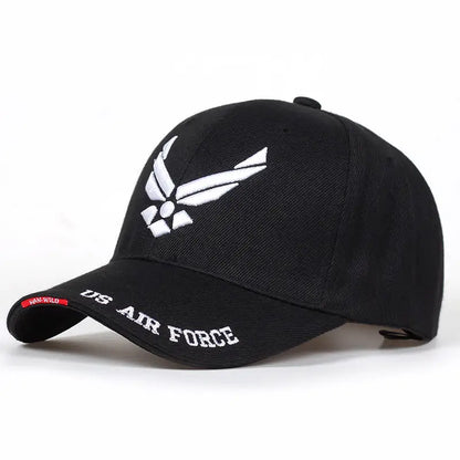 Us Air Force V-Mark Embroidery Baseball Caps Spring Autumn Outdoor Adjustable Casual Hats Sunscreen
