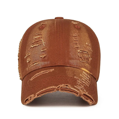 Cool Women Men Ripped Denim Cotton Baseball Cap Male Female Four Seasons Sports Snapback Sun Hat