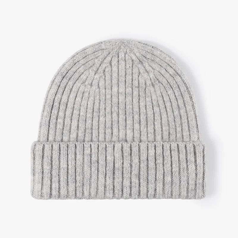 Cool Women Man Autumn Winter Thick Wool Beanie Hat Outdoor Earflaps Warm Knitted Cap Men - Thick