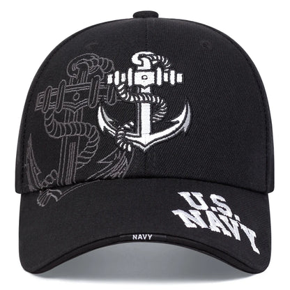 Unisex Anchor Embroidery Baseball Caps Spring Autumn Outdoor Adjustable Casual Hats Sunscreen Hat
