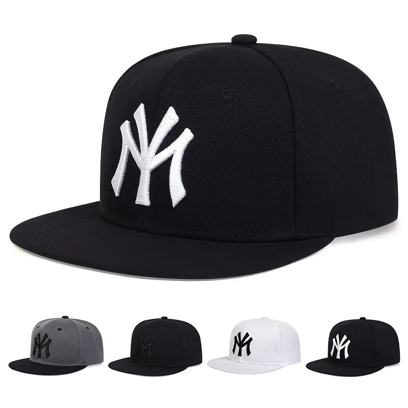 Unisex Letter Embroidery Hip-Hop Hats Outdoor Adjustable Casual Baseball Caps Sunscreen Hat Sports