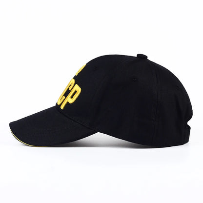 Cccp Russian Style Baseball Cap Unisex Black Red Cotton Snapback 3d Embroidery Best Garros