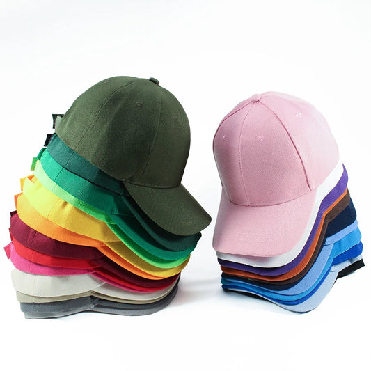 Classic Plain Baseball Cap Men Women Multi Colors Available