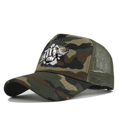 Spring Summer Printed Mesh Breathable Baseball Cap Personality Logo Men Women Couples Visor Hat