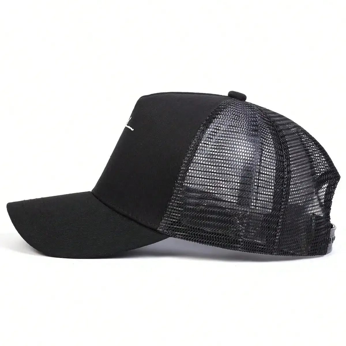 Unisex Cross Embroidery Baseball Net Caps Adjustable Casual Hats Spring Summer Outdoor Sunscreen Hat
