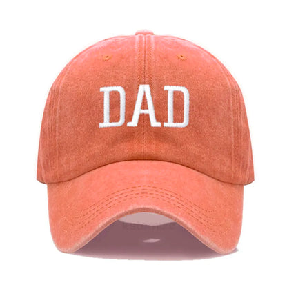DAD MOM Embroidery Pure Cotton Men's Baseball Cap For Man  Womne's Fashion Sport Golf Caps Sun Hat Dropshipping