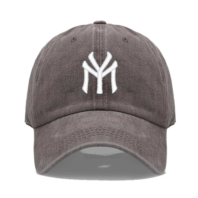Letter My Embroidery Baseball Cap Women Men Adjustable Soft Washed Cotton Sports Dad Hat Spring