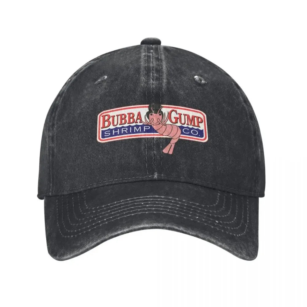 Bubba Gump Forest Shrimp Seafood Baseball Cap Men Women Hip Hop Hats Sun Protection Outdoor Sports