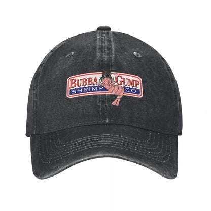 Bubba Gump Forest Shrimp Seafood Baseball Cap Men Women Hip Hop Hats Sun Protection Outdoor Sports