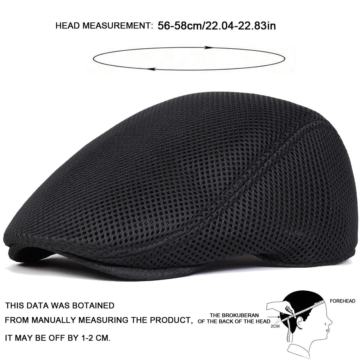 Men Mesh Breathability Newsboy Caps British Painters Hats Spring Summer Flat Cap Hip Hop Berets