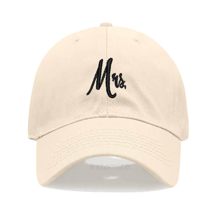 Matching Mr Mrs Baseball Cap Men S Women Cotton Embroidery Sport Golf Caps Bridal Gift Newlywed