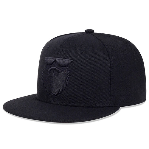 Men Women Cotton Snapback Hat Hip Hop Baseball Cap Beard Old Embroidery Trucker Caps Adjustable