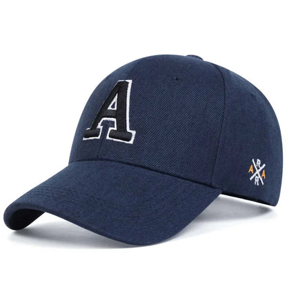 Unisex Letter Embroidery Baseball Cap Spring Autumn Snapback Hat Adjustable Casual Sunscreen