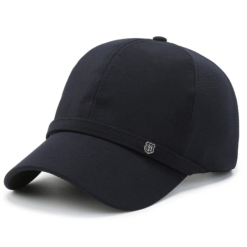 Spring Summer Luxury Brand Baseball Cap For Men Outdoor Sports Solid Fashion Sunhat Kpop Gorras Hombre Black Adjustable Snapback