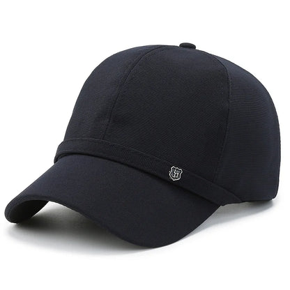 Spring Summer Luxury Brand Baseball Cap For Men Outdoor Sports Solid Fashion Sunhat Kpop Gorras Hombre Black Adjustable Snapback