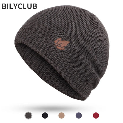 Winter Knit Hats Men S Women Outdoor Warm Thickening Plus Velvet Loose Caps Skullies Brand Ski Male