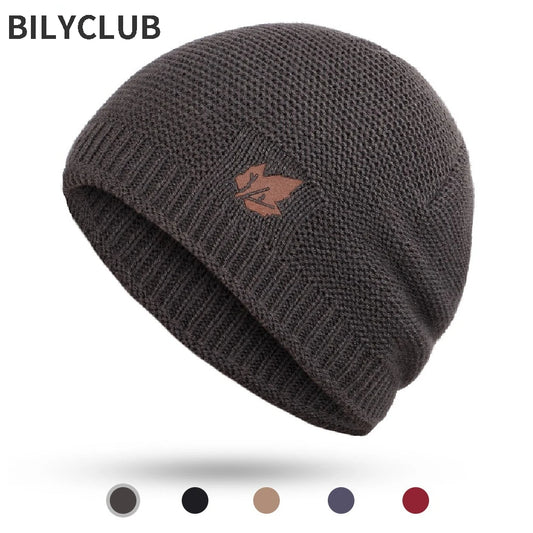 Winter Knit Hats Men S Women Outdoor Warm Thickening Plus Velvet Loose Caps Skullies Brand Ski Male