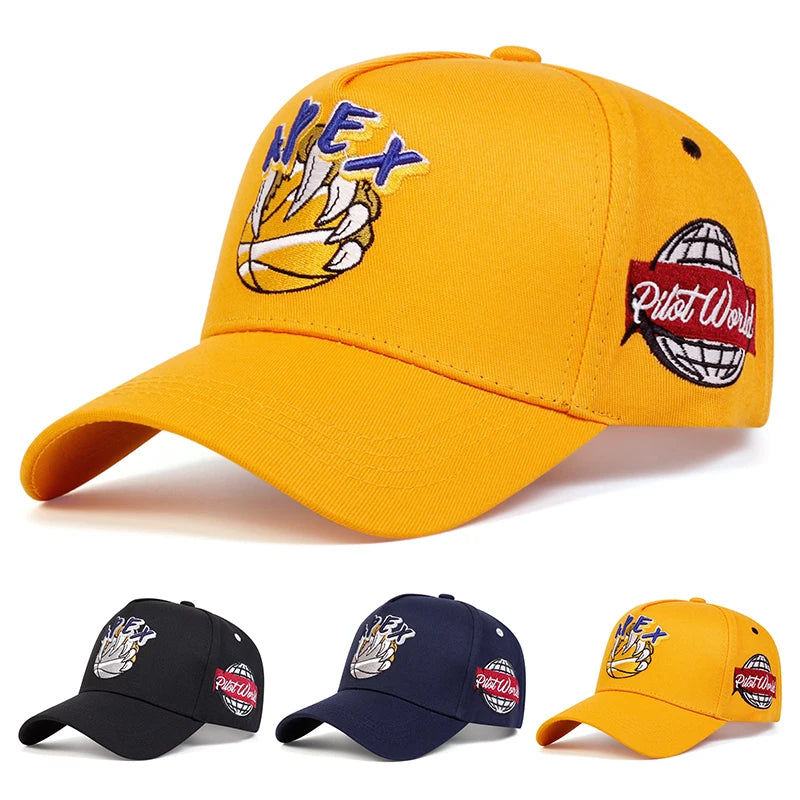Unisex Bear Claw Basketball Apex Embroidery Baseball Caps Spring Autumn Outdoor Sunscreen Hat