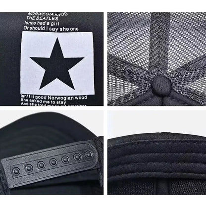 Spring Baseball Cap Snapback Mesh Hats Hip Hop Caps Cool Men Female Outdoor Casual Sun Hat