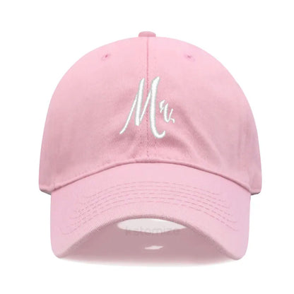 Matching Mr Mrs Baseball Cap Men S Women Cotton Embroidery Sport Golf Caps Bridal Gift Newlywed