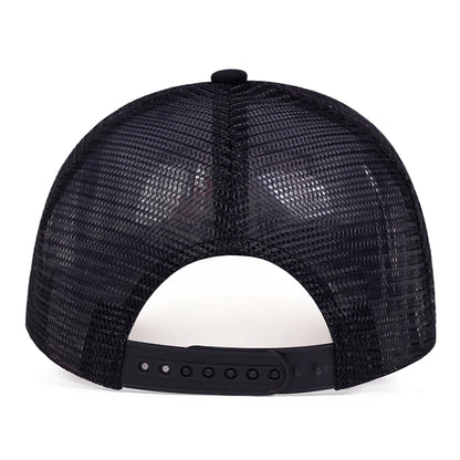 Unisex Skeleton Head Branch Heart Embroidery Baseball Net Caps Spring Summer Outdoor Adjustable