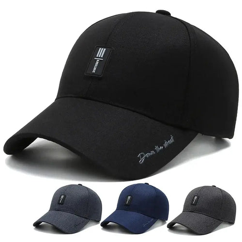 Hat Men's Spring And Autumn Caps, Middle-Aged And Elderly Hats, Four Seasons Casual Sunshade, Men's Baseball Caps