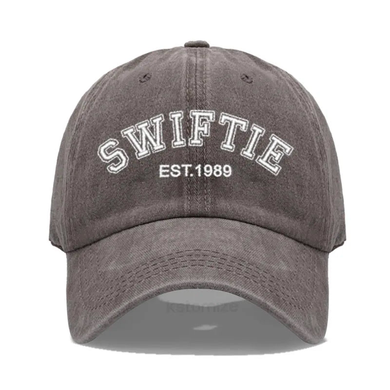 Swiftie 1989 Embroidery Baseball Cap Men Women Unisex Washed Cotton Dad Hat Sun Gift Fans Outdoor