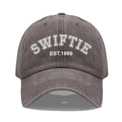 Swiftie 1989 Embroidery Baseball Cap Men Women Unisex Washed Cotton Dad Hat Sun Gift Fans Outdoor