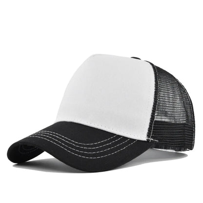 Sunhat Outdoors Trucker Hat Cotton Mesh Breathablebaseball Cap Women Men Summer Sunshade Meshcap