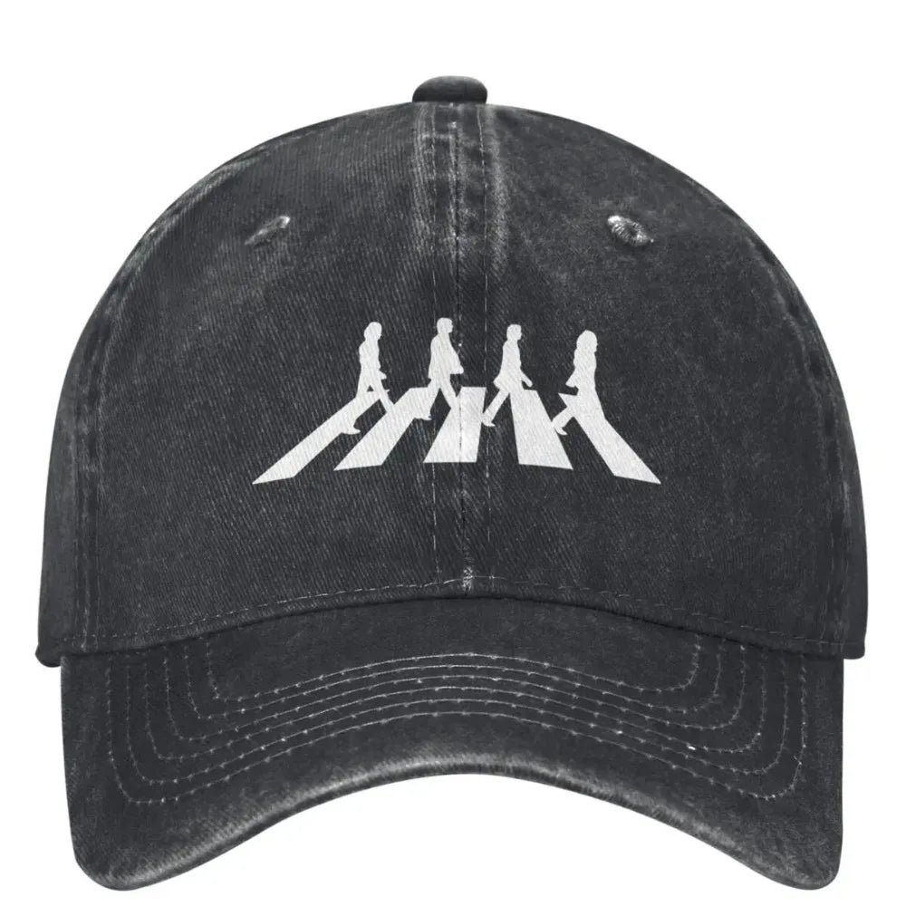 Minimalistic Abbey Road B-Beatles Baseball Cap Accessories Men Women Headwear Trucker Hats
