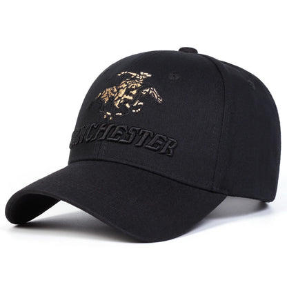 Unisex Winchester Letter Embroidery Baseball Caps Spring Autumn Outdoor Adjustable Casual Hats
