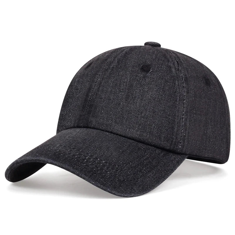 Unisex Cowboy Baseball Cap Fall Casual Sanpback Hat Men Women Outdoor Sport Denim Jeans Hip Hop Caps