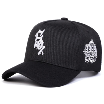 Unisex Sox 9999letter Embroidery Baseball Caps Spring Autumn Outdoor Adjustable Casual Hats Hip Hop