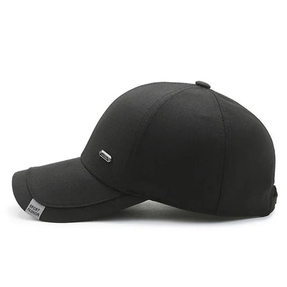 Men S Baseball Hat Hard Top Spring Autumn Big Head Circumference Cotton Cap Sun Protection Dad