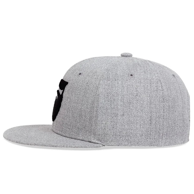 Men Women Cotton Snapback Hat Hip Hop Baseball Cap Beard Old Embroidery Trucker Caps Adjustable