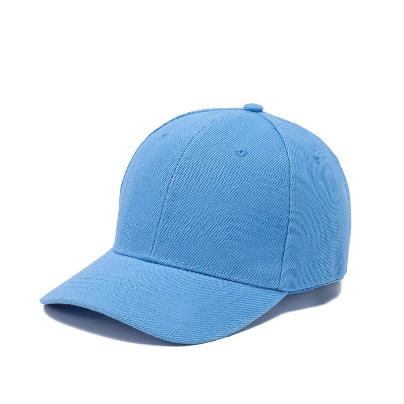 Summer Children Peaked Caps Students Kids Baseball Cap Boy Girl Solid Color Cotton Adjustable Hats