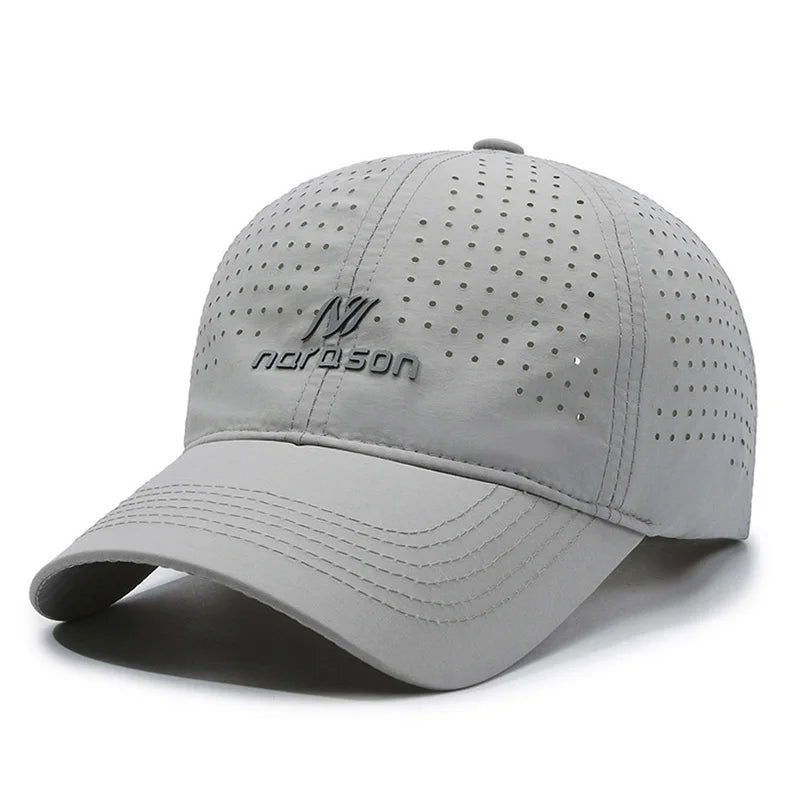 Sports Polyester Baseball Cap,  Quick-drying, Spring and Summer Leisure, Men'S Fashion Trend, Women'S Daily Outdoor Sports Cap