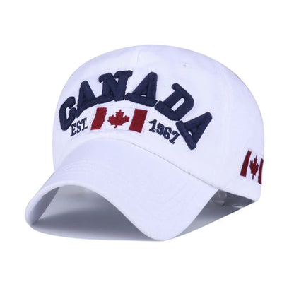 Cotton Canada Baseball Cap Flag Hat Snapback Adjuatable Mens Caps Gorras