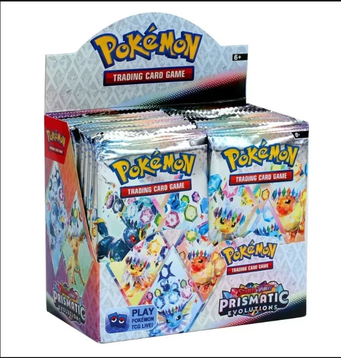 360 Pokémon TCG English Cards Set – Destined Rivals, Prismatic Evolutions, Stellar Crown, 151 & Ultra Prism Booster Trading Cards Gift