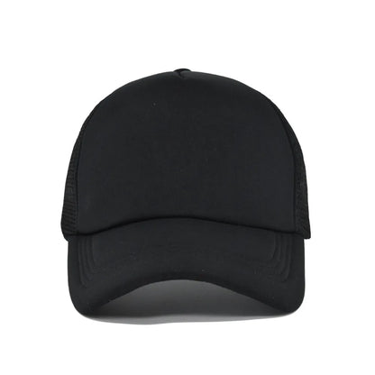 New 2026 Summer Mesh Baseball Cap for Unisex High Quality Adjustable Breathable Trucker Outdoor Sport Sun Hat Snapback Casquette