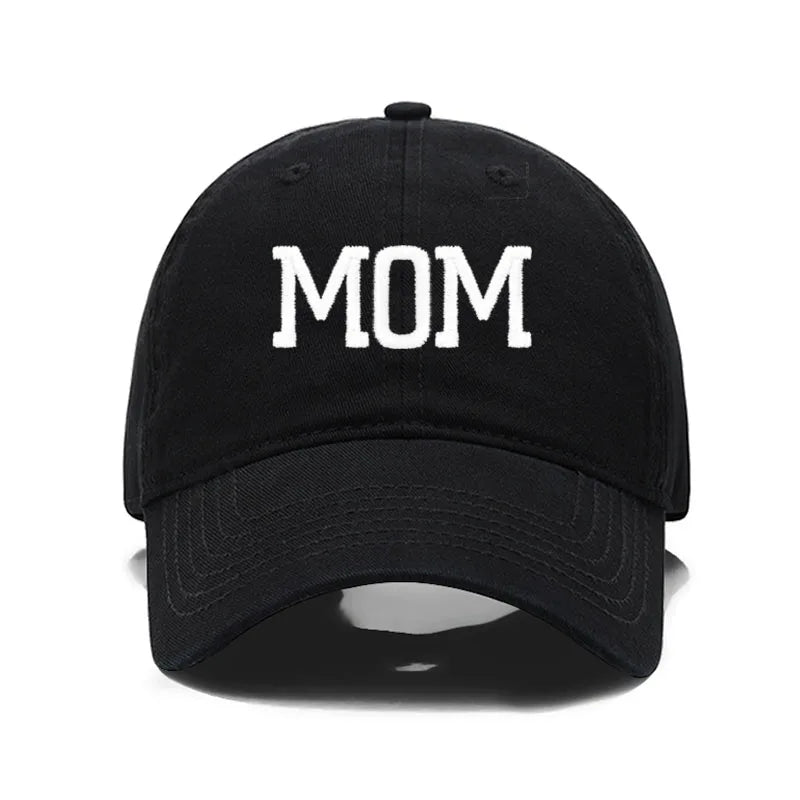 Dad Mom Embroidery Baseball Cap Women Men Hat Sport Visors Snapback Sun Breathable Outdoor Caps