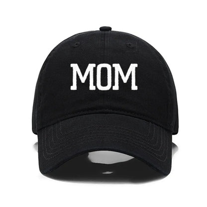 Dad Mom Embroidery Baseball Cap Women Men Hat Sport Visors Snapback Sun Breathable Outdoor Caps
