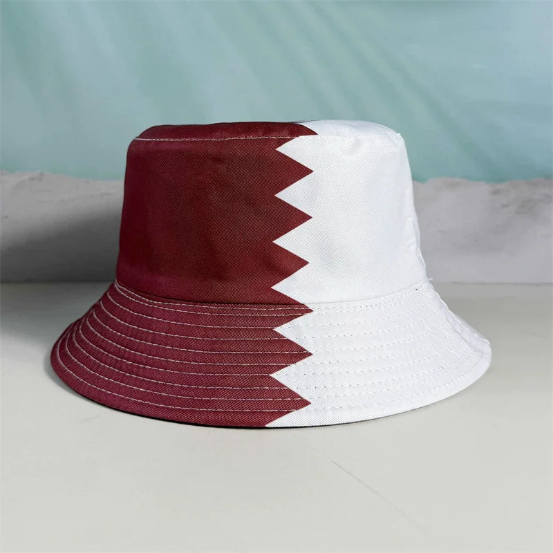 Countries National Flag Bucket Hat Men Women Football Fan Party Cup Reversible Sun Soccer Fans