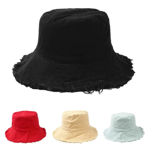 Fashion Foldable Burrs Bucket Hatsfor Women Men Beach Sun Visor UV Protection UPF 50+ Sun Hat Summer Large Wide Brim Panama Bob