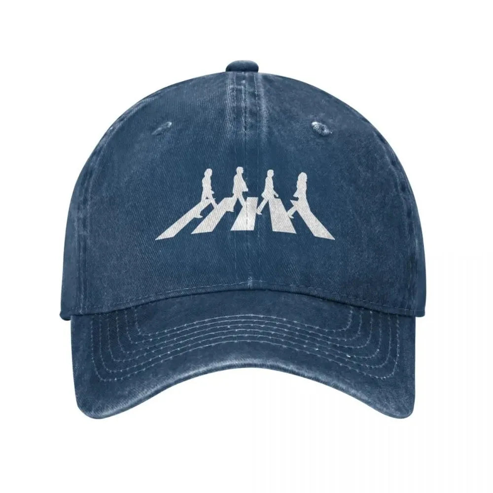 Minimalistic Abbey Road B-Beatles Baseball Cap Accessories Men Women Headwear Trucker Hats