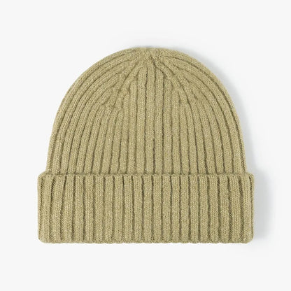 Cool Women Man Autumn Winter Thick Wool Beanie Hat Outdoor Earflaps Warm Knitted Cap Men - Thick