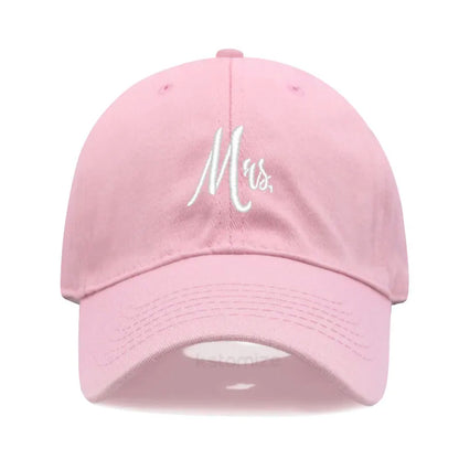 Matching Mr Mrs Baseball Cap Men S Women Cotton Embroidery Sport Golf Caps Bridal Gift Newlywed