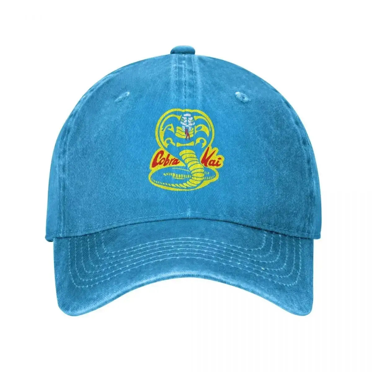 Hip Hop Baseball Cap Adjustable Hat Cobra Kai Karate Kid Spring Autumn Hats Snake Dojo Anime Denim
