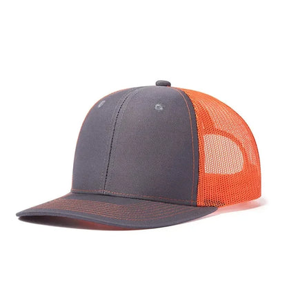 Summer Mesh Baseball Cap Men Women Slight Curved Snapback Trucker Hat Unisex Casual Outdoor