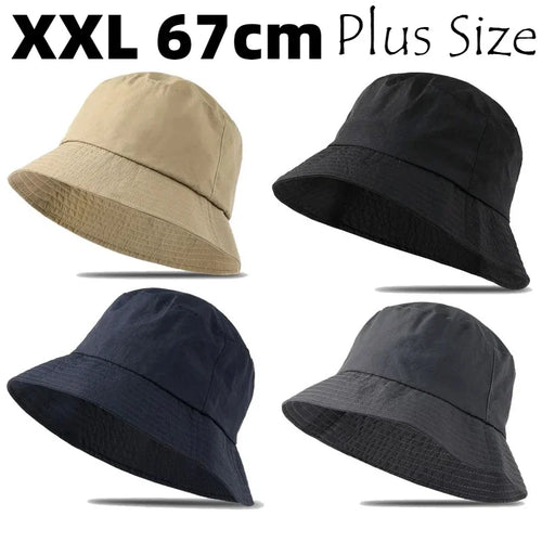 Large Bucket Hats Men Women's Quick Drying Sunscreen Mountaineering Big Head Summer UV Protection Sun Hat Panama